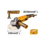 კუთხსახეხი AG220018 ბალგარკა